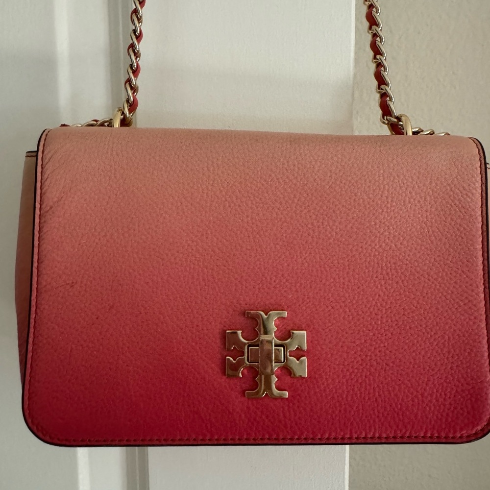 Tory Burch pink ombre Crossbody